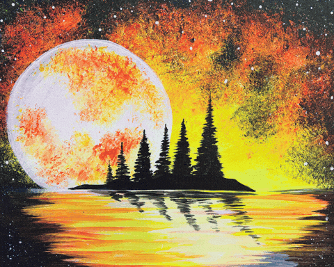 Lunar Pines - Black Light